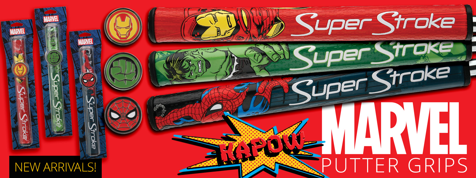 MARVEL PUTTER GRIPS
