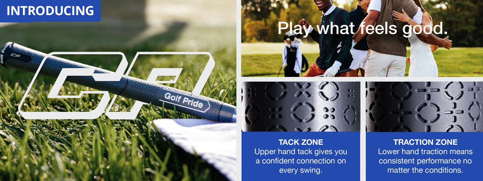 INTRODUCING GOLFPRIDE'S CP GRIP