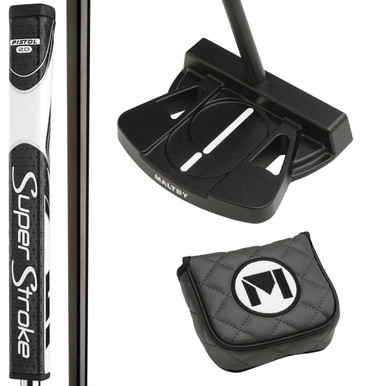 Maltby Moment MAX Milled Center Shafted Black Putter PAK - The