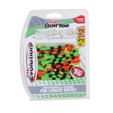 Pride PTS Evolution Citrus Tee Combo Pack - PS0244 - The GolfWorks