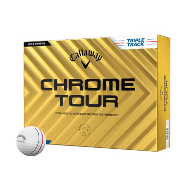 Callaway 2025 Chrome Tour Triple Track Golf Balls - The GolfWorks