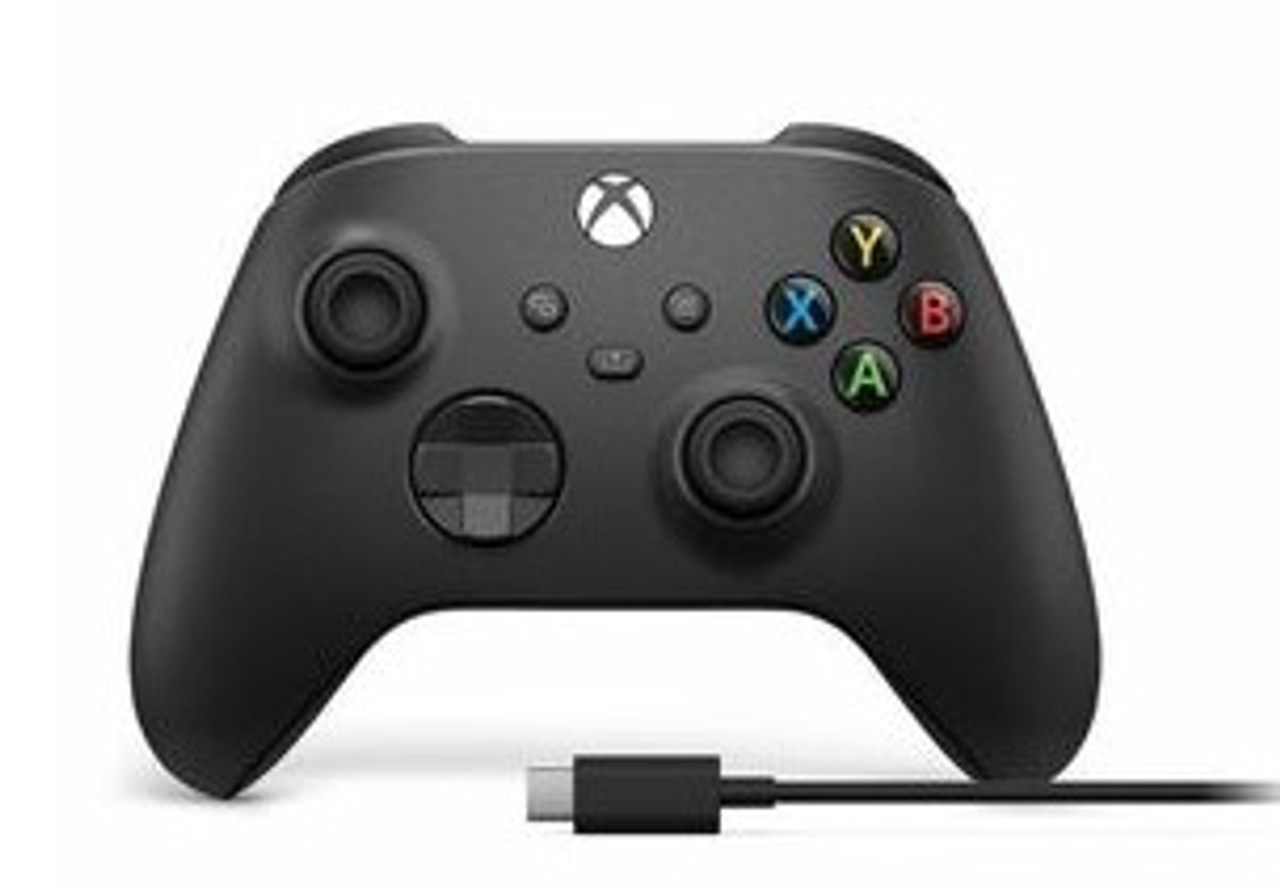 Wireless, Cable - Bluetooth - USB - PC, Xbox One, Android, iOS, Xbox Series S, Xbox Series X - 9 ft Cable - Carbon Black