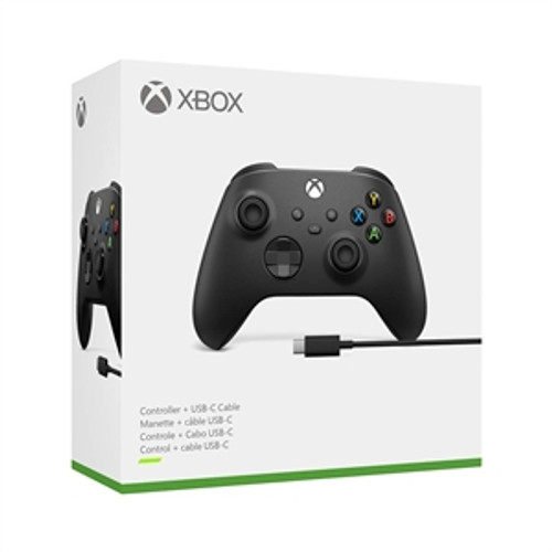 Wireless, Cable - Bluetooth - USB - PC, Xbox One, Android, iOS, Xbox Series S, Xbox Series X - 9 ft Cable - Carbon Black