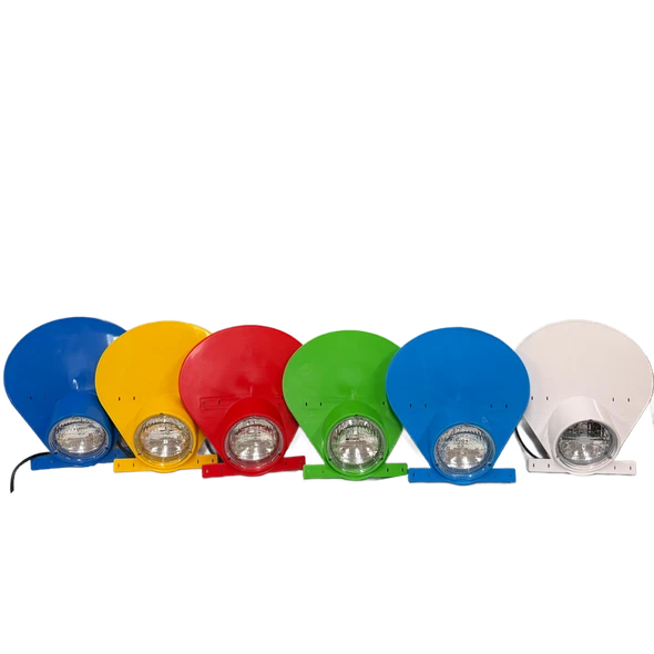 Headlight Number Plate Assembly- Red,Suzuki Yellow,White,Kawasaki Green or Yamaha Blue