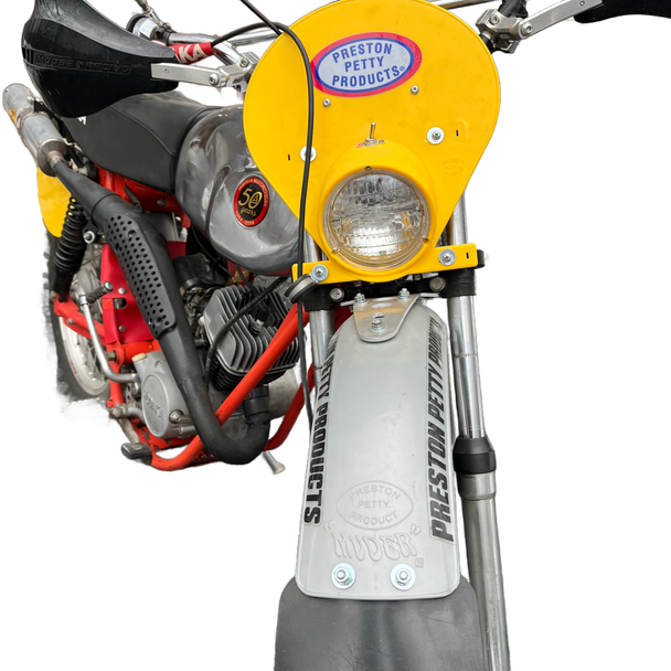 Headlight Number Plate Assembly- Suzuki Yellow,White,Kawasaki Green or Yamaha Blue