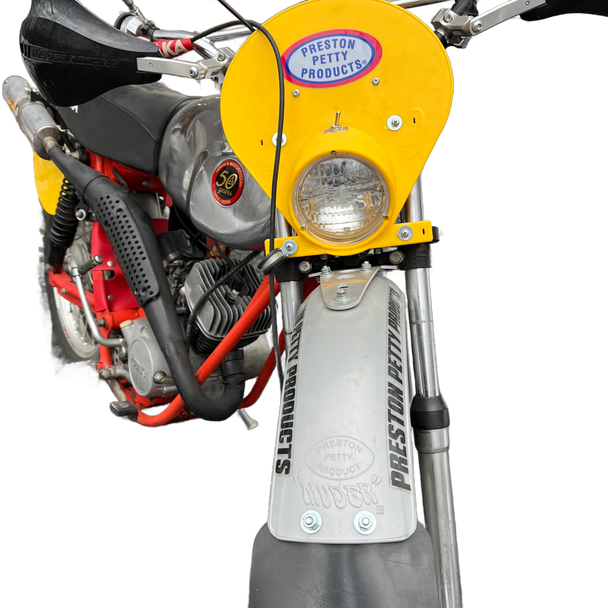Headlight Number Plate Assembly- Red,Suzuki Yellow,White,Kawasaki Green or Yamaha Blue