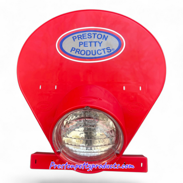 Headlight Number Plate Assembly - RED