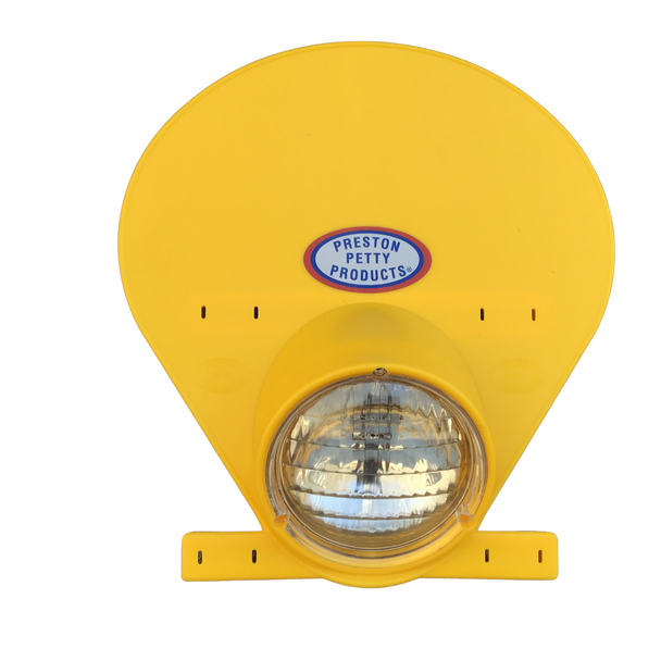 Headlight Number Plate Assembly yellow
