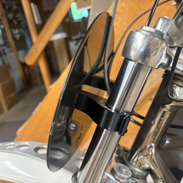 Oval Motocross Number Plate with fork standoff's