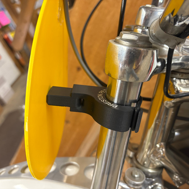 Preston Petty Oval Number Plates Set of 3 with fork standoff pair