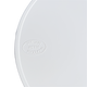 Oval Motocross Number Plate - White