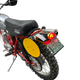Hodaka 100cc with the silver Muder used as a rear fender