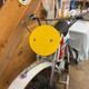 Oval Motocross Number Plate with fork standoff's