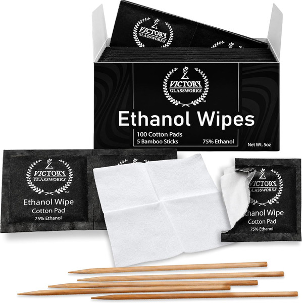 Victory Glassworks™ Ethanol Wipes (100-pack)