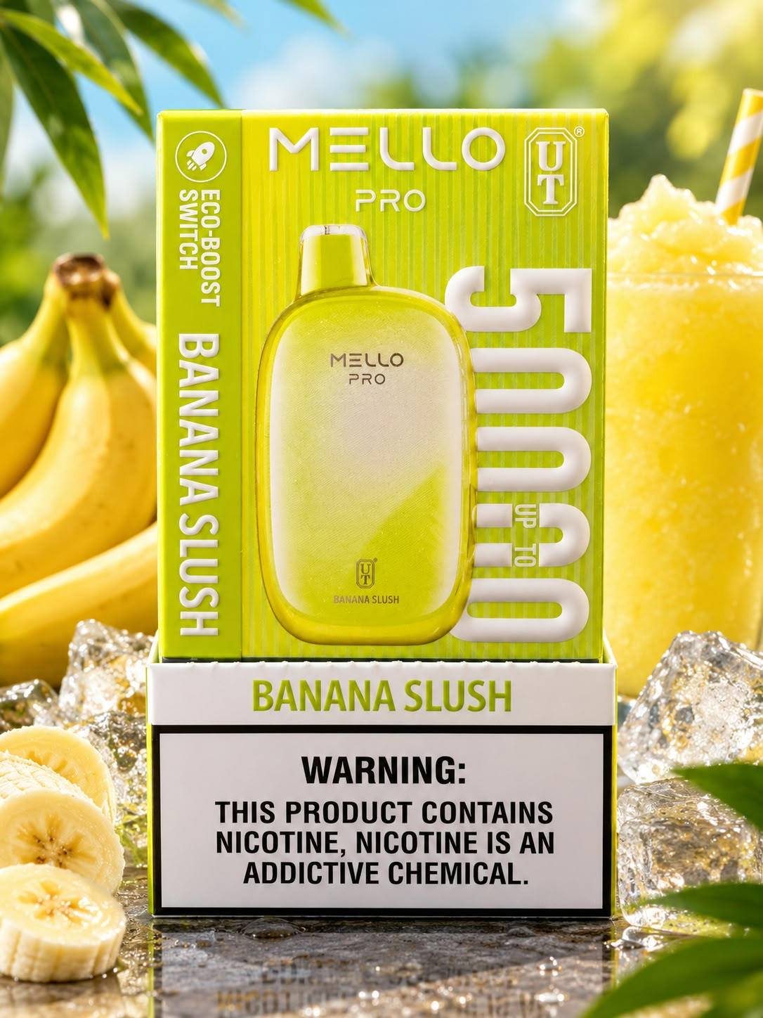 FLUM FLOAT Mello Pro 50,000 -  Banana Slush