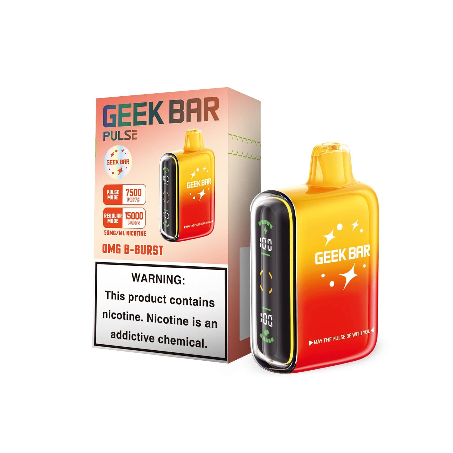 Geek Bar Pulse Disposable - OMG B-burst