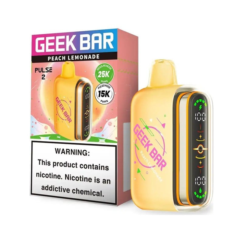 Geek Bar Pulse 2 Disposable | Peach Lemonade