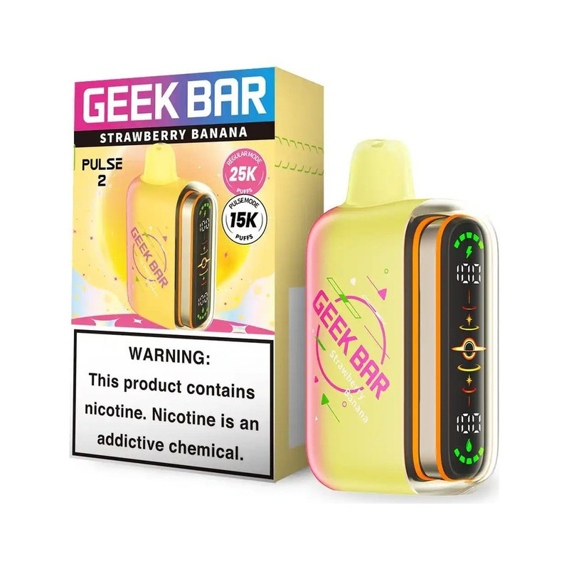 Geek Bar Pulse 2 Disposable | Strawberry Banana