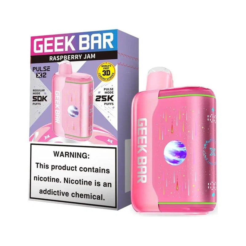 Geek Bar Pulse X2 Disposable | Raspberry Jam