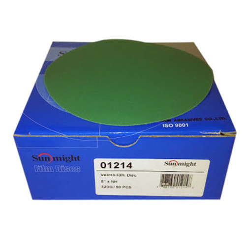 Sunmight 1214 5 inch 320G Velcro Film Disc
