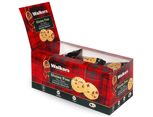 Gluten Free Chocolate Chip Shortbread Rounds 2's DISPLAY BOX