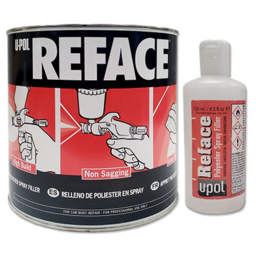 U-POL Reface 2K Polyester Spray Putty, 733