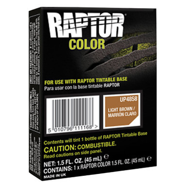 U-POL Light Brown, Raptor Bed Liner Tint, 4858