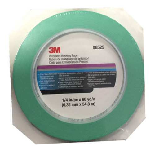 3M 06525, 1/4 inch Precision Masking Tape