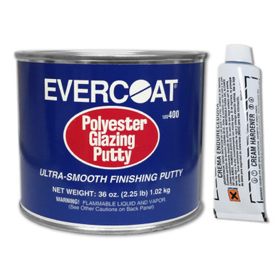 FE 400, Polyester Glazing Putty, 20 oz