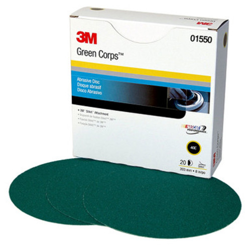 3M 01550, 8 inch, 40 Grit, Mud Hog Sandpaper
