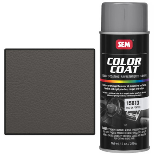 SEM 15813, Medium Dark Pewter, Color Coat Vinyl Paint