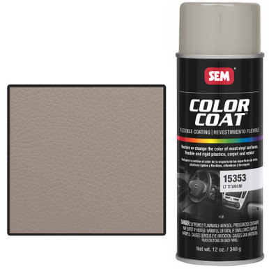 SEM 15353, Light Titanium, Color Coat Vinyl Paint