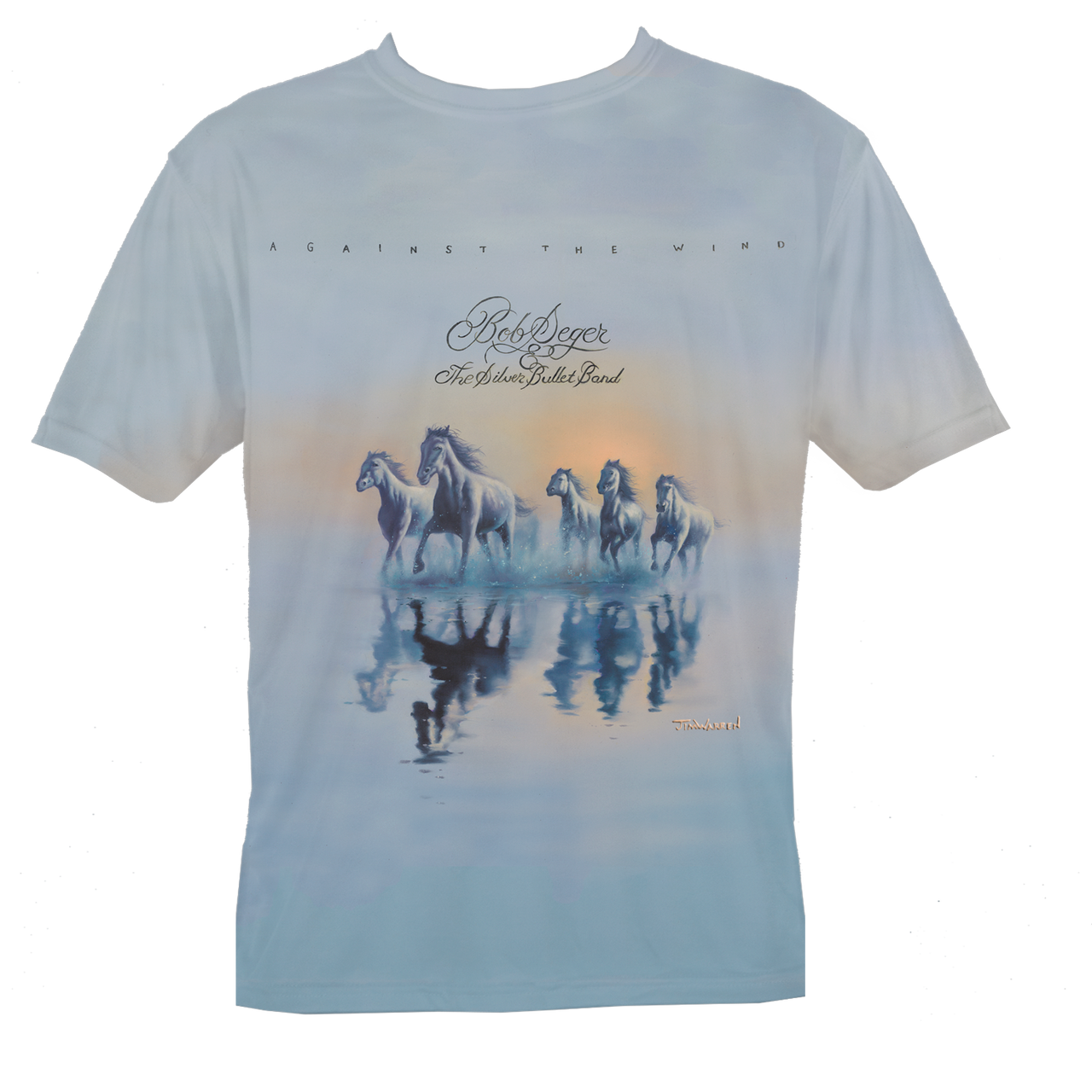 Against the Wind Men's T-Shirt | Jim Warren | Live Free Ink
