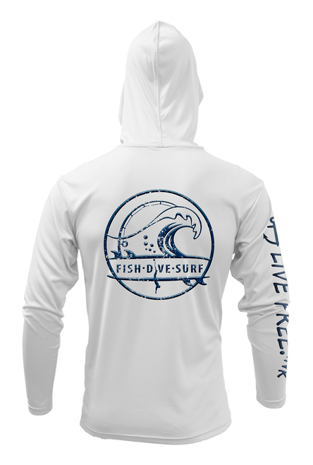 Hoodie white back
