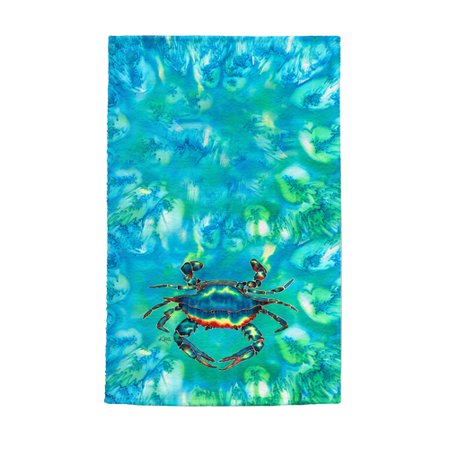 Blue Crab Hand Towel