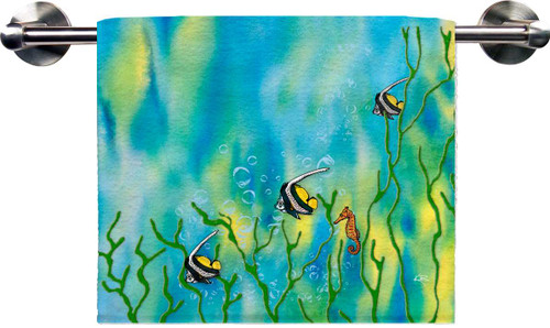 Angel Fish Hand Towel