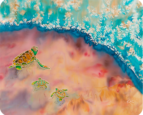 Baby Turtles cutting board