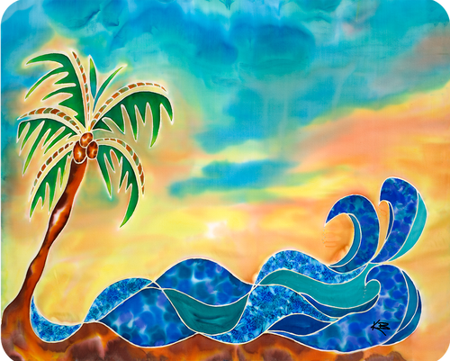Palm Island cutting board