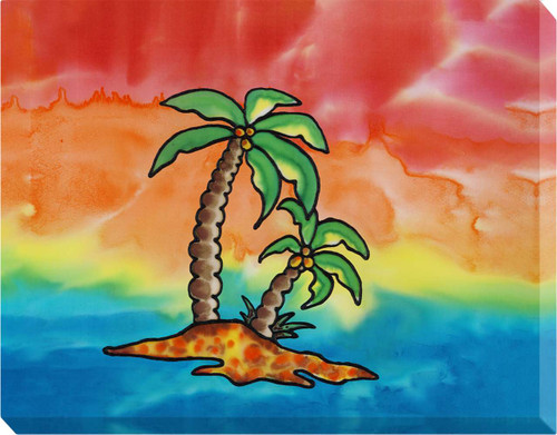 Rainbow Palms Canvas Print