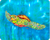 Swimming Turtle cutting board
