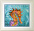 Fierce the Seahorse Original Silk Painting