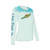 Swimming Turtle Women's Long-Sleeve Solar Performance Shirt