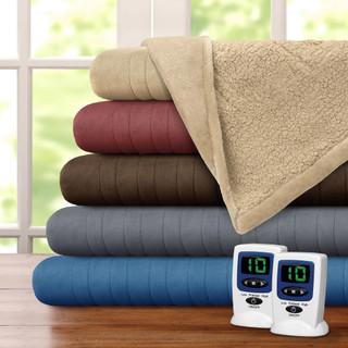 Thumbnail 15: Beautyrest Beautyrest Microlight Heated Blanket 