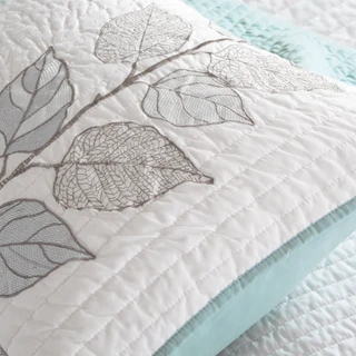 Thumbnail 21: Madison Park Madison Park Caelie Blue 6-pc. Coverlet Set 