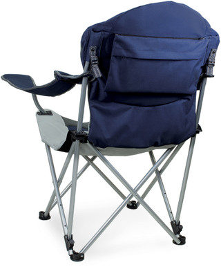 Thumbnail 4: Picnic Time Picnic Time Navy Reclining Camping Chair 