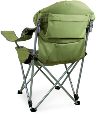 Thumbnail 2: Picnic Time Picnic Time Sage Green Reclining Camping Chair 