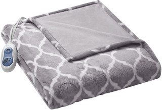 Thumbnail 2: Beautyrest Beautyrest Oversized Ogee Heated Throw 