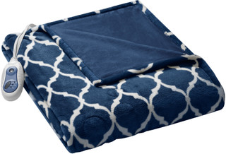 Thumbnail 2: Beautyrest Beautyrest Oversized Ogee Heated Throw 