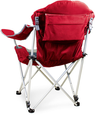 Thumbnail 2: Picnic Time Picnic Time Red Reclining Camping Chair 