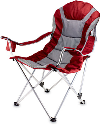 Thumbnail 1: Picnic Time Picnic Time Red Reclining Camping Chair 